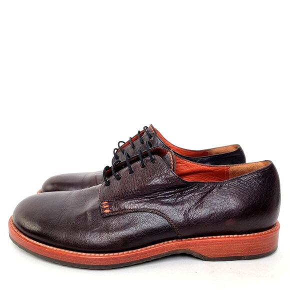Barneys New York x Henry Cuir Italian Designer Oxford Shoes - 6 - Picture 3 of 7